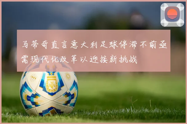 马蒂奇直言意大利足球停滞不前亟需现代化改革以迎接新挑战